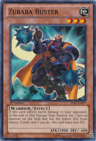 Zubaba Buster [SP14-EN019] Starfoil Rare - Josh's Cards