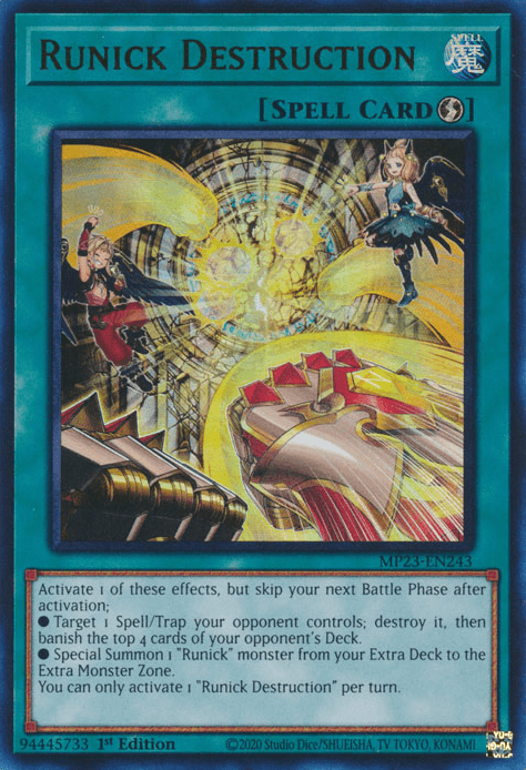Runick Destruction [MP23-EN243] Ultra Rare - Josh's Cards