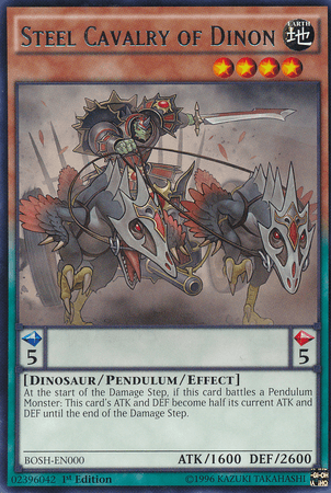 Steel Cavalry of Dinon [BOSH-EN000] Rare - Josh's Cards