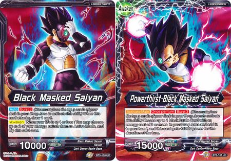 Black Masked Saiyan // Powerthirst Black Masked Saiyan (BT5-105) [Miraculous Revival] Parallel Foil