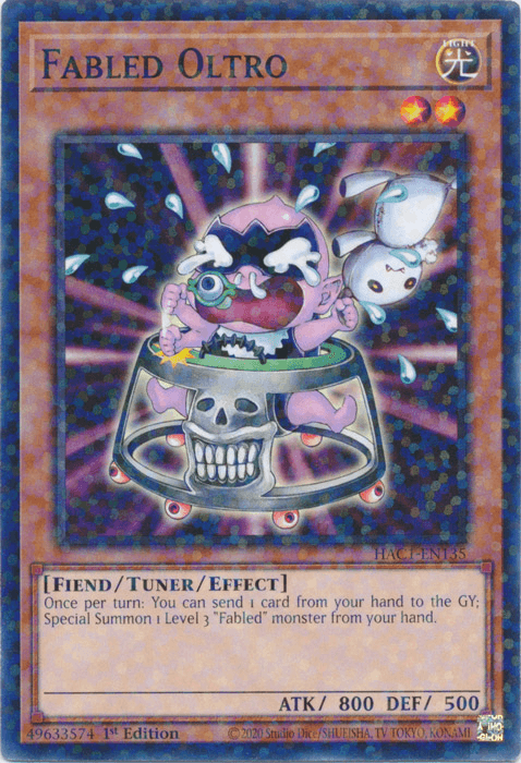 Fabled Oltro (Duel Terminal) [HAC1-EN135] Common - Josh's Cards