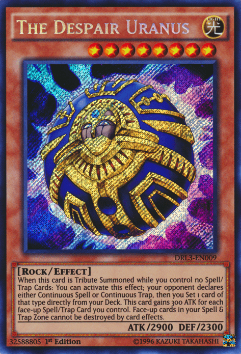 The Despair Uranus [DRL3-EN009] Secret Rare - Josh's Cards