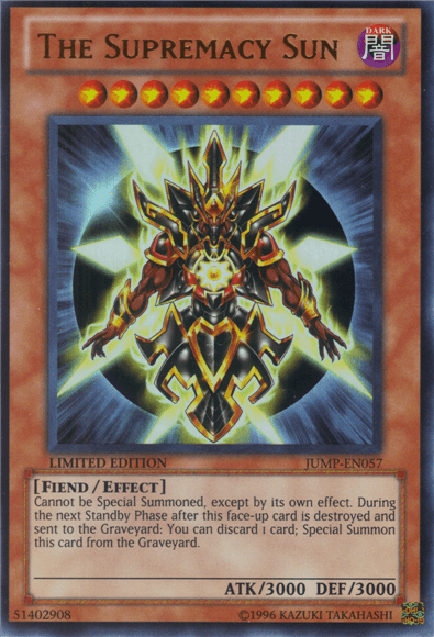 The Supremacy Sun [JUMP-EN057] Ultra Rare - Josh's Cards