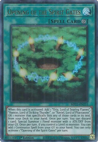 Opening of the Spirit Gates [MP21-EN251] Ultra Rare - Josh's Cards