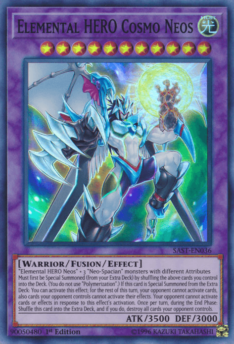 Elemental HERO Cosmo Neos [SAST-EN036] Super Rare - Josh's Cards