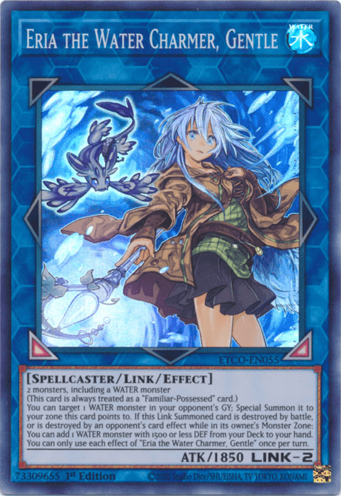 Eria the Water Charmer, Gentle [ETCO-EN055] Super Rare - Josh's Cards