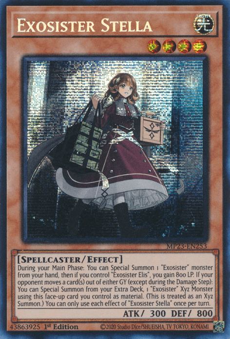 Exosister Stella [MP23-EN253] Prismatic Secret Rare - Josh's Cards