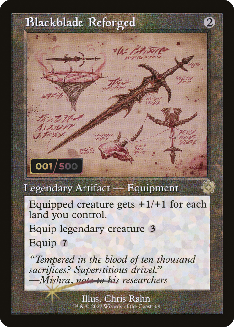 Blackblade Reforged (BRR-069) - The Brothers' War Retro Artifacts Foil