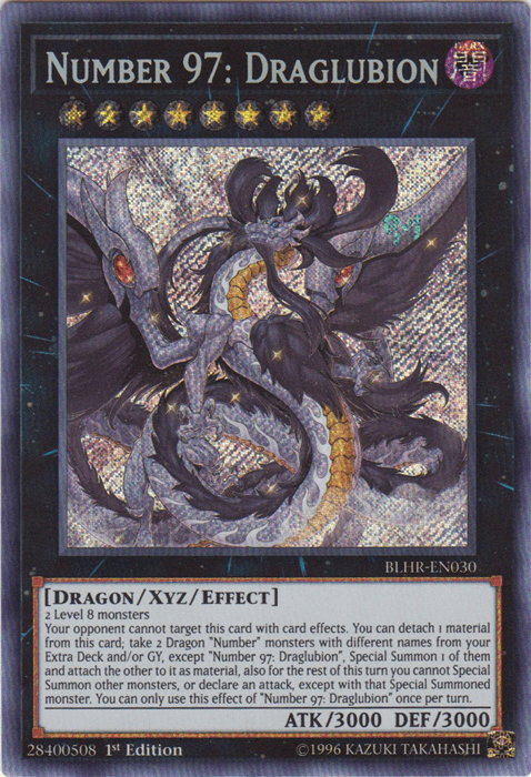 Number 97: Draglubion [BLHR-EN030] Secret Rare - Josh's Cards