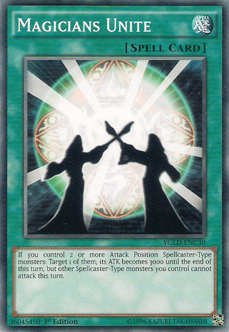 Magicians Unite [YGLD-ENC30] Common - Josh's Cards