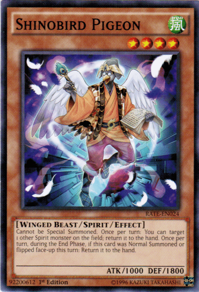 Shinobird Pigeon [RATE-EN024] Common - Josh's Cards