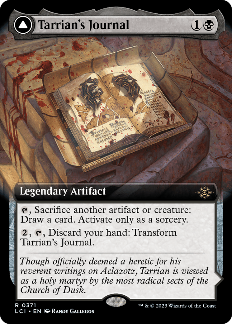 Tarrian's Journal // The Tomb of Aclazotz (LCI-371) - The Lost Caverns of Ixalan: (Extended Art) Foil