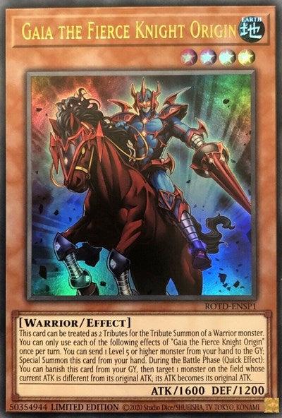 Gaia the Fierce Knight Origin [ROTD-ENSP1] Ultra Rare - Josh's Cards