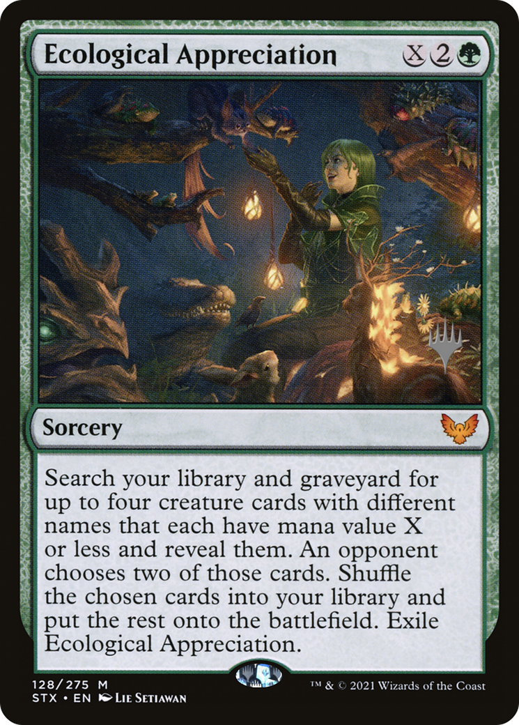 Ecological Appreciation (PPSTX-128P) - Strixhaven: School of Mages Promos