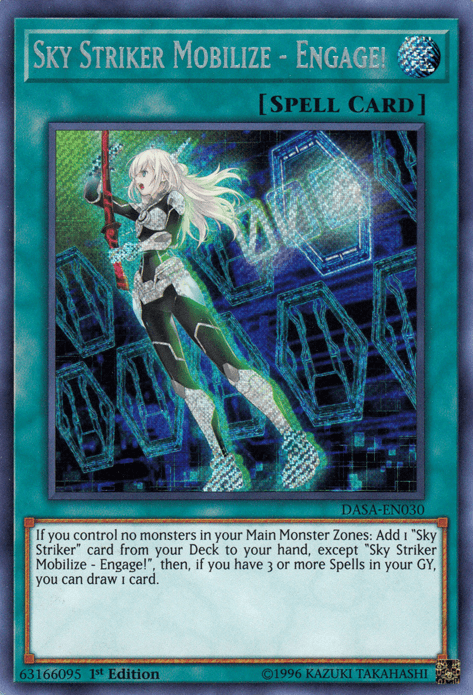 Sky Striker Mobilize - Engage! [DASA-EN030] Secret Rare - Josh's Cards