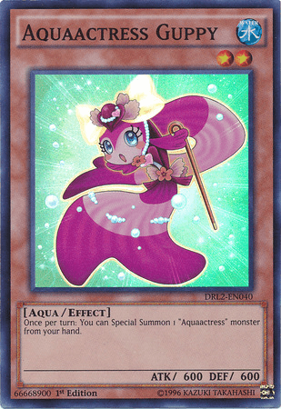 Aquaactress Guppy [DRL2-EN040] Super Rare - Josh's Cards