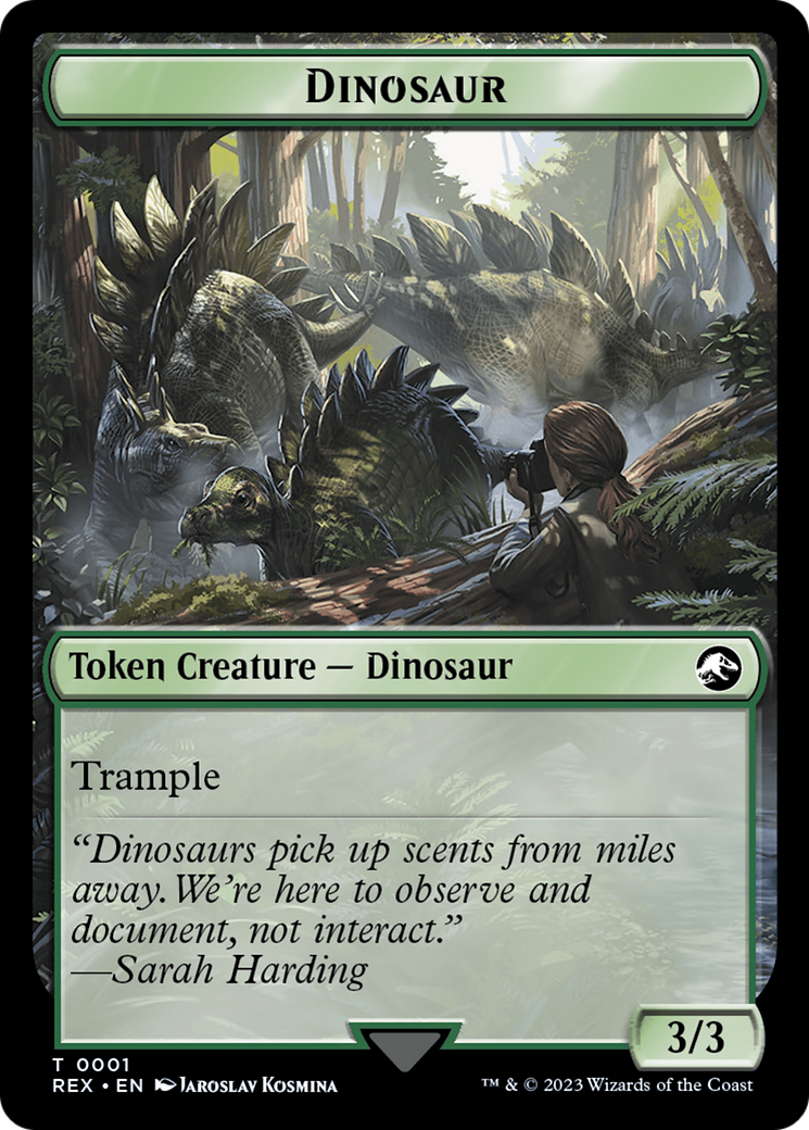 Dinosaur Token [Jurassic World Collection Tokens] Foil