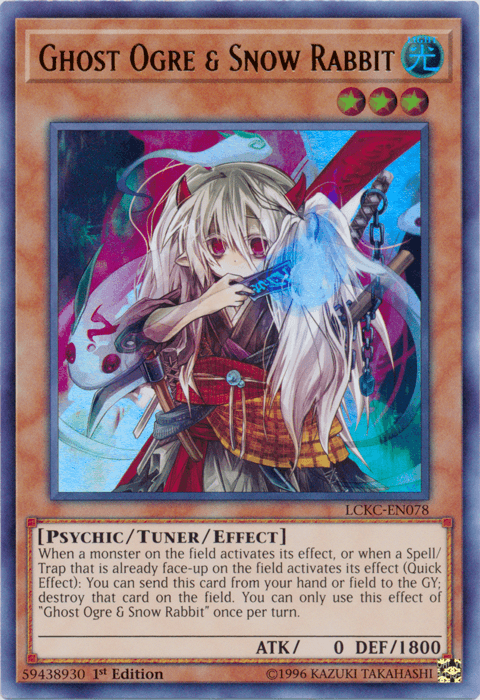 Ghost Ogre & Snow Rabbit [LCKC-EN078] Ultra Rare - Josh's Cards