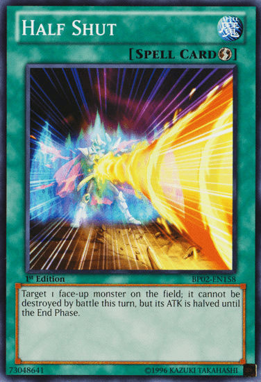 Half Shut [BP02-EN158] Mosaic Rare - Josh's Cards