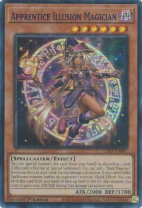 Apprentice Illusion Magician (Blue) [LDS3-EN087] Ultra Rare - Josh's Cards