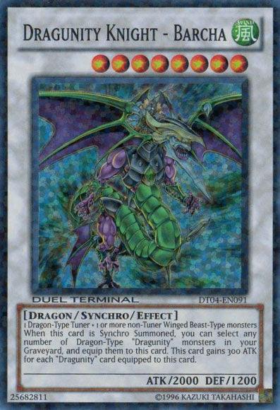 Dragunity Knight - Barcha [DT04-EN091] Super Rare - Josh's Cards