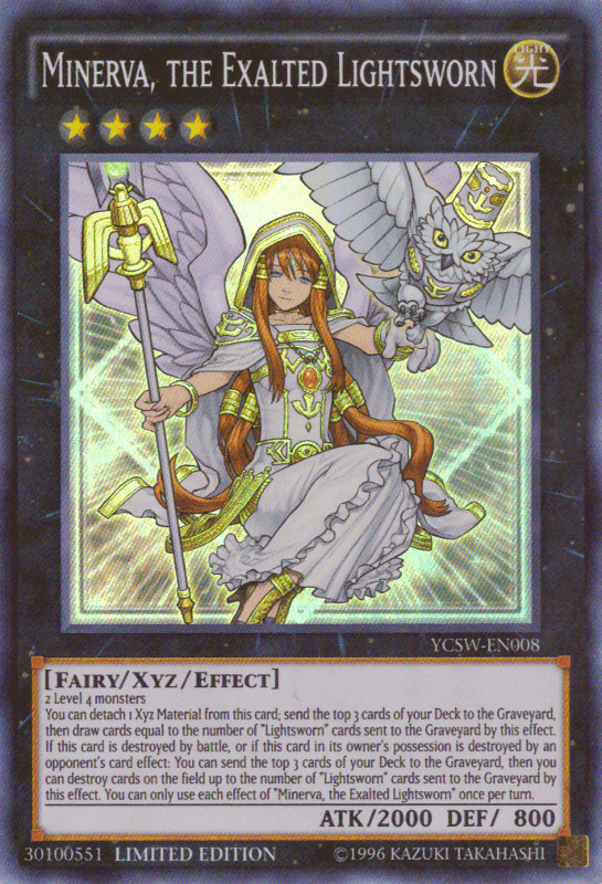 Minerva, the Exalted Lightsworn [YCSW-EN008] Super Rare - Josh's Cards