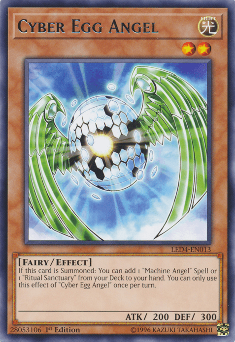 Cyber Egg Angel [LED4-EN013] Rare - Josh's Cards