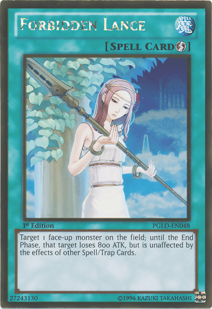 Forbidden Lance [PGLD-EN048] Gold Rare - Josh's Cards