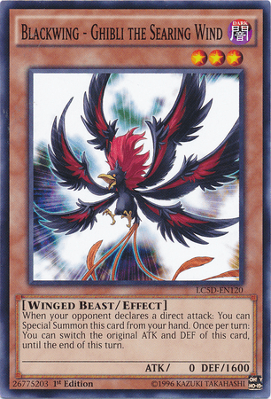 Blackwing - Ghibli the Searing Wind [LC5D-EN120] Common - Josh's Cards