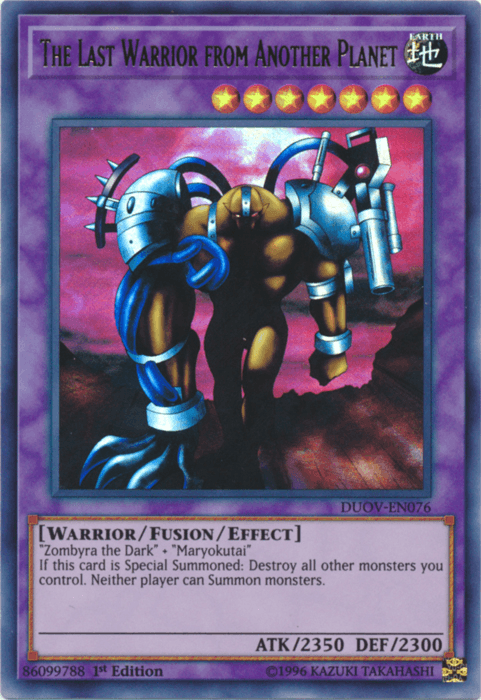 The Last Warrior from Another Planet [DUOV-EN076] Ultra Rare - Josh's Cards