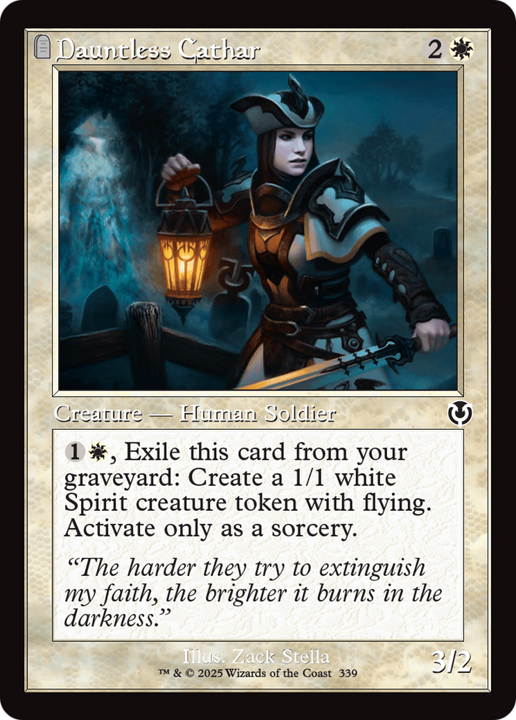 Dauntless Cathar (Retro Frame) (INR-339) - Innistrad Remastered Foil