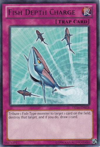 Fish Depth Charge (Blue) [DL14-EN018] Rare - Josh's Cards