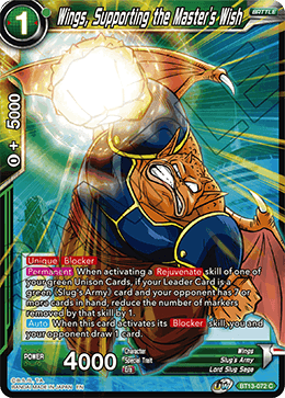 Wings, Supporting the Master's Wish (Common) (BT13-072) [Supreme Rivalry] Parallel Foil