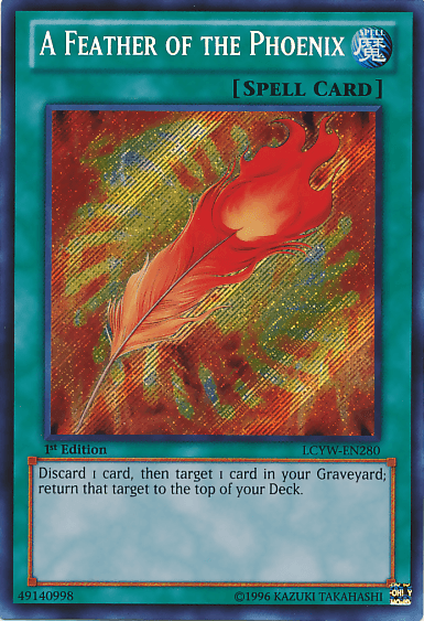 A Feather of the Phoenix [LCYW-EN280] Secret Rare - Josh's Cards