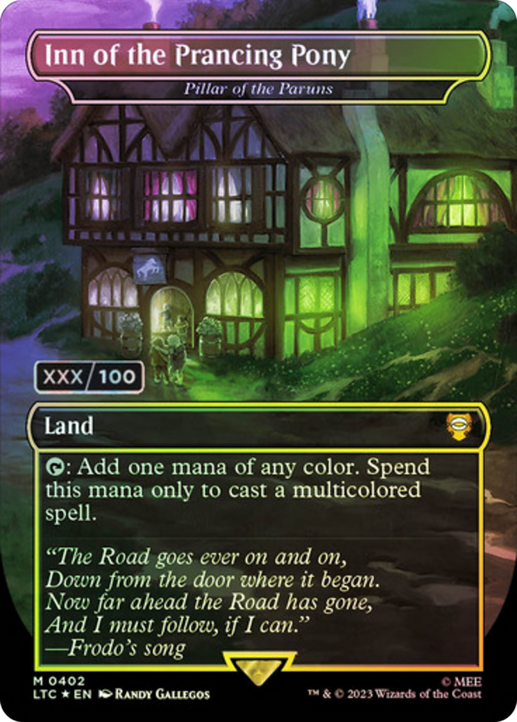Pillar of the Paruns (LTC-402Z) - Tales of Middle-earth Commander / Inn of the Prancing Pony (Borderless) Foil