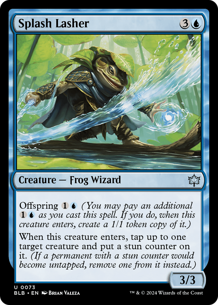 Splash Lasher (BLB-073) - Bloomburrow Foil