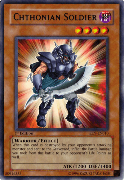 Chthonian Soldier [EEN-EN010] Rare - Josh's Cards