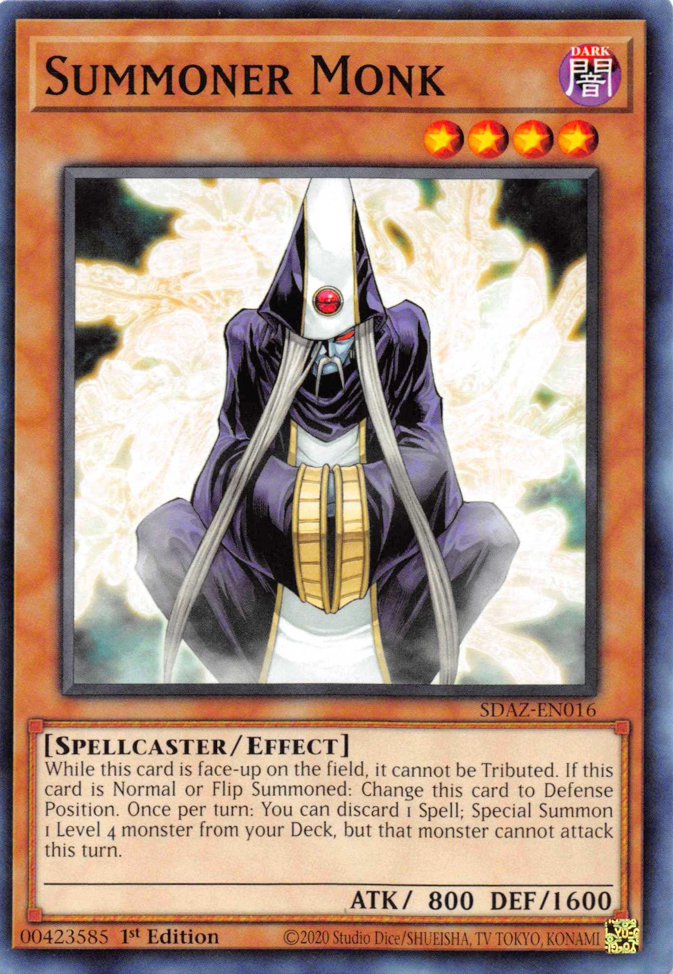 Summoner Monk [SDAZ-EN016] Common - Josh's Cards