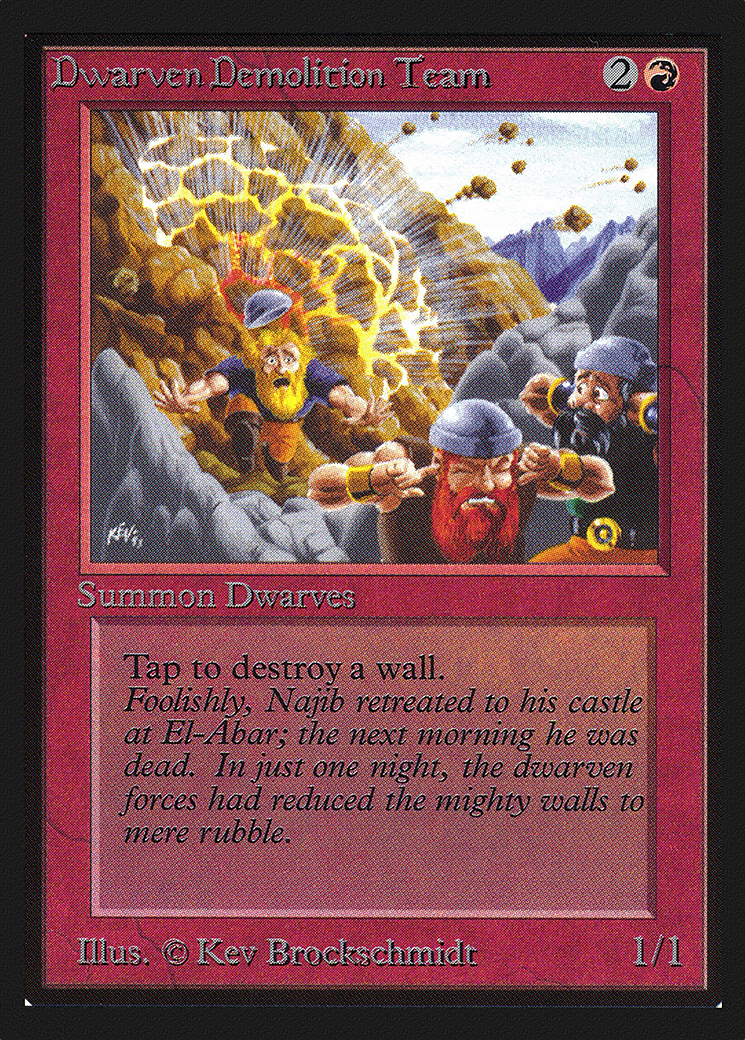 Dwarven Demolition Team (IED-) - Intl. Collectors' Edition