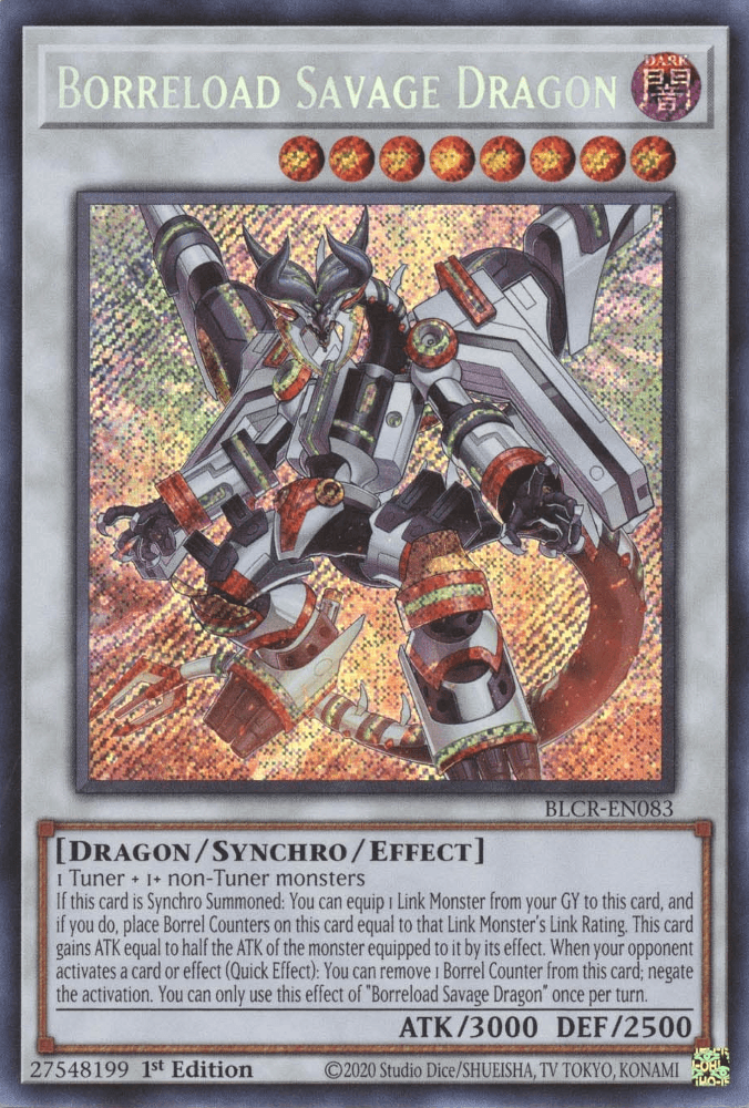Borreload Savage Dragon [BLCR-EN083] Secret Rare - Josh's Cards