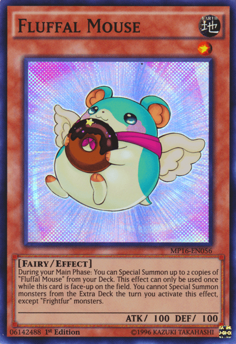 Fluffal Mouse [MP16-EN056] Super Rare - Josh's Cards
