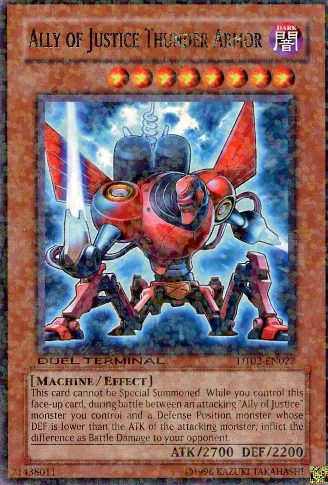 Ally of Justice Thunder Armor [DT02-EN027] Rare - Josh's Cards