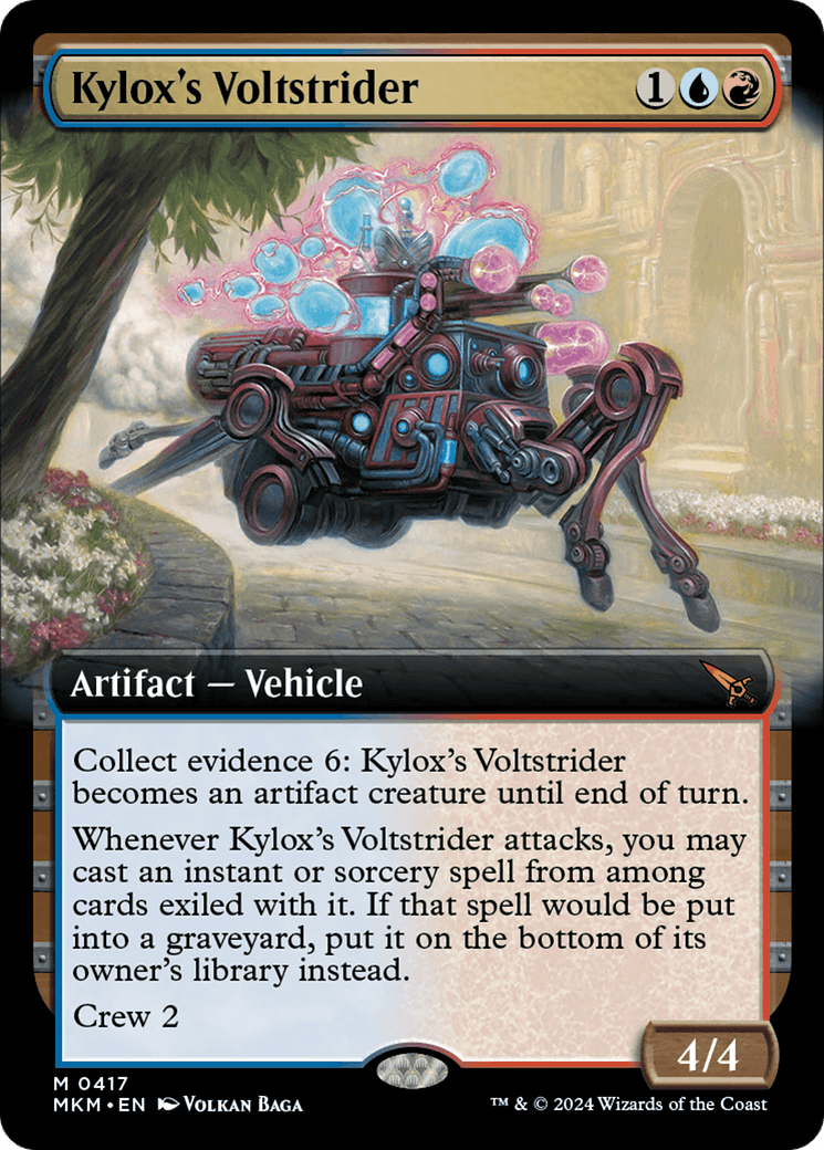 Kylox's Voltstrider (Extended Art) [Murders at Karlov Manor] - Josh's Cards