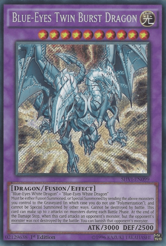Blue-Eyes Twin Burst Dragon [SHVI-EN099] Secret Rare - Josh's Cards