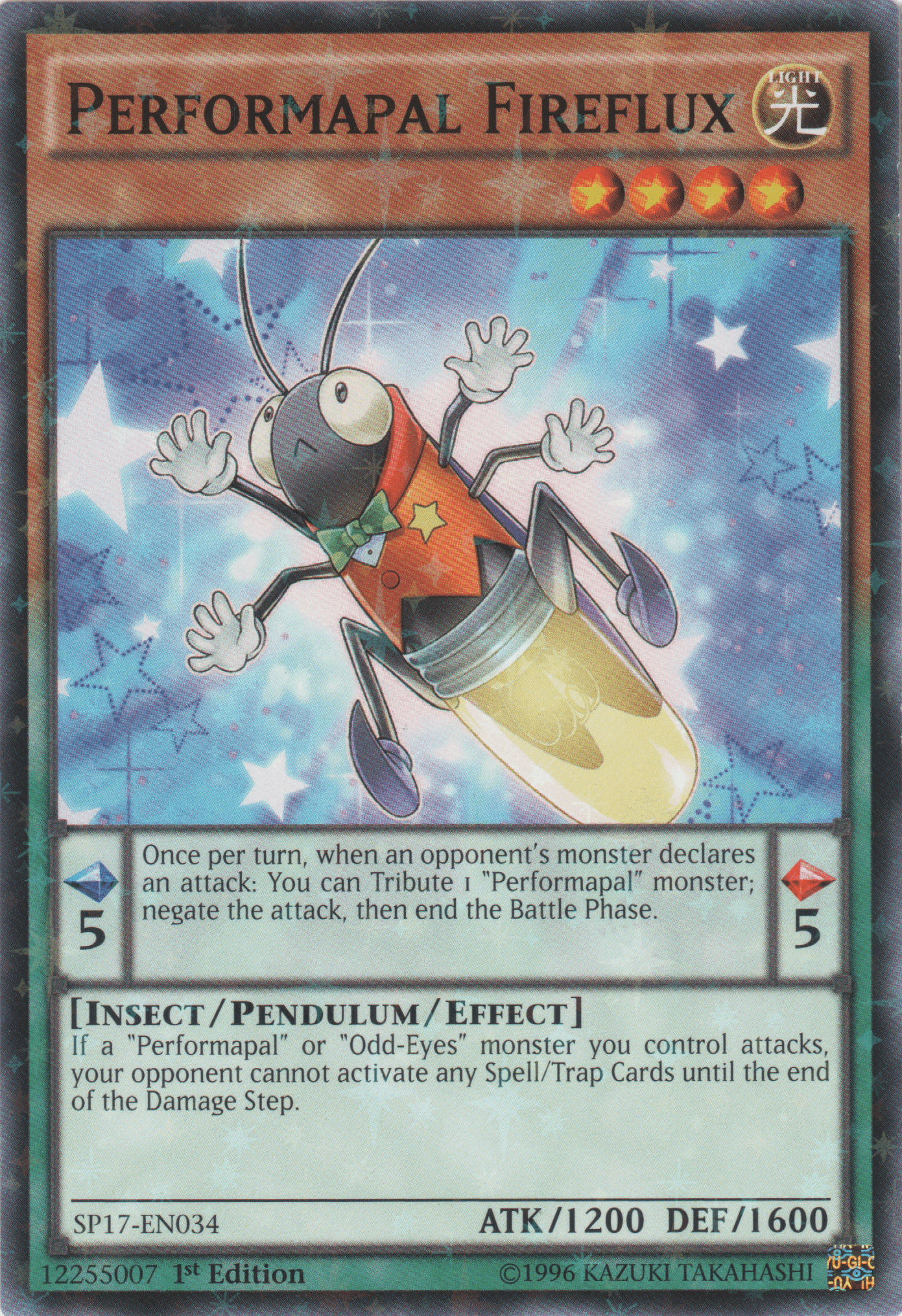 Performapal Fireflux [SP17-EN034] Starfoil Rare - Josh's Cards