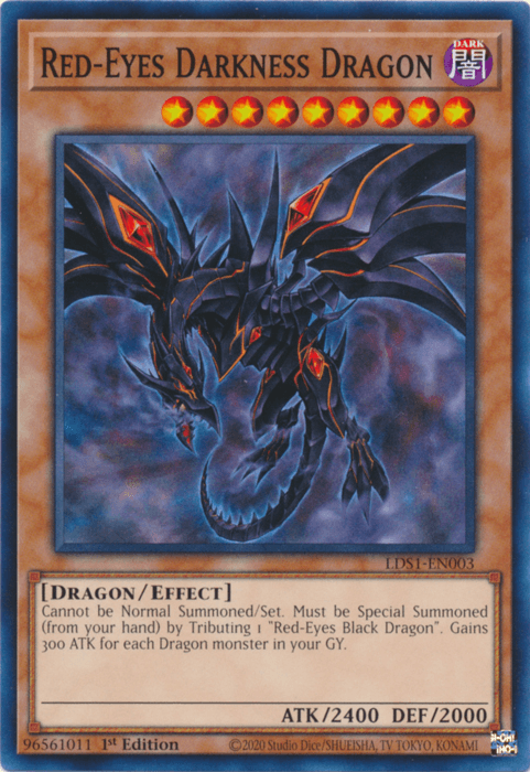 Red-Eyes Darkness Dragon [LDS1-EN003] Common - Josh's Cards