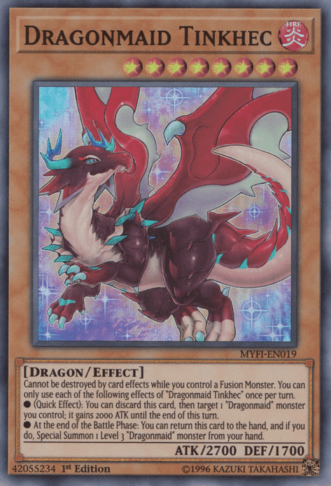 Dragonmaid Tinkhec [MYFI-EN019] Super Rare - Josh's Cards