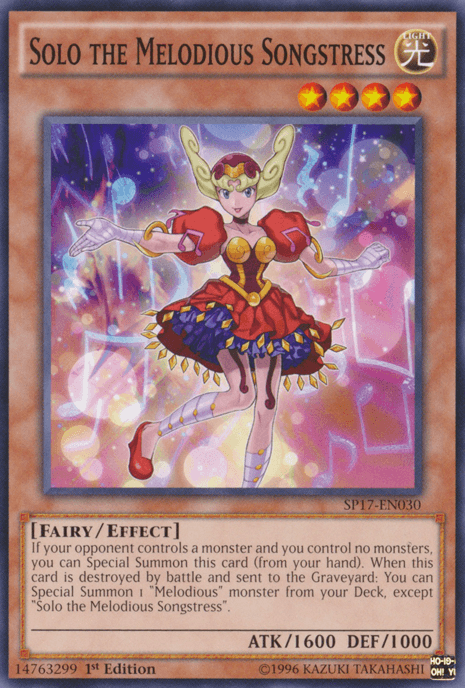 Solo the Melodious Songstress [SP17-EN030] Common - Josh's Cards