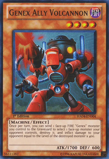 Genex Ally Volcannon [HA04-EN004] Super Rare - Josh's Cards