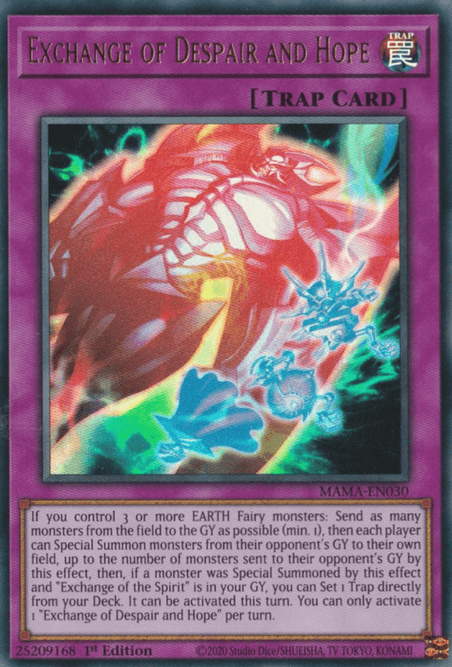 Exchange of Despair and Hope [MAMA-EN030] Ultra Rare - Josh's Cards